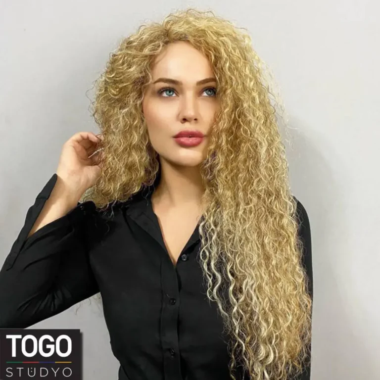 sarı renk afro dalgası