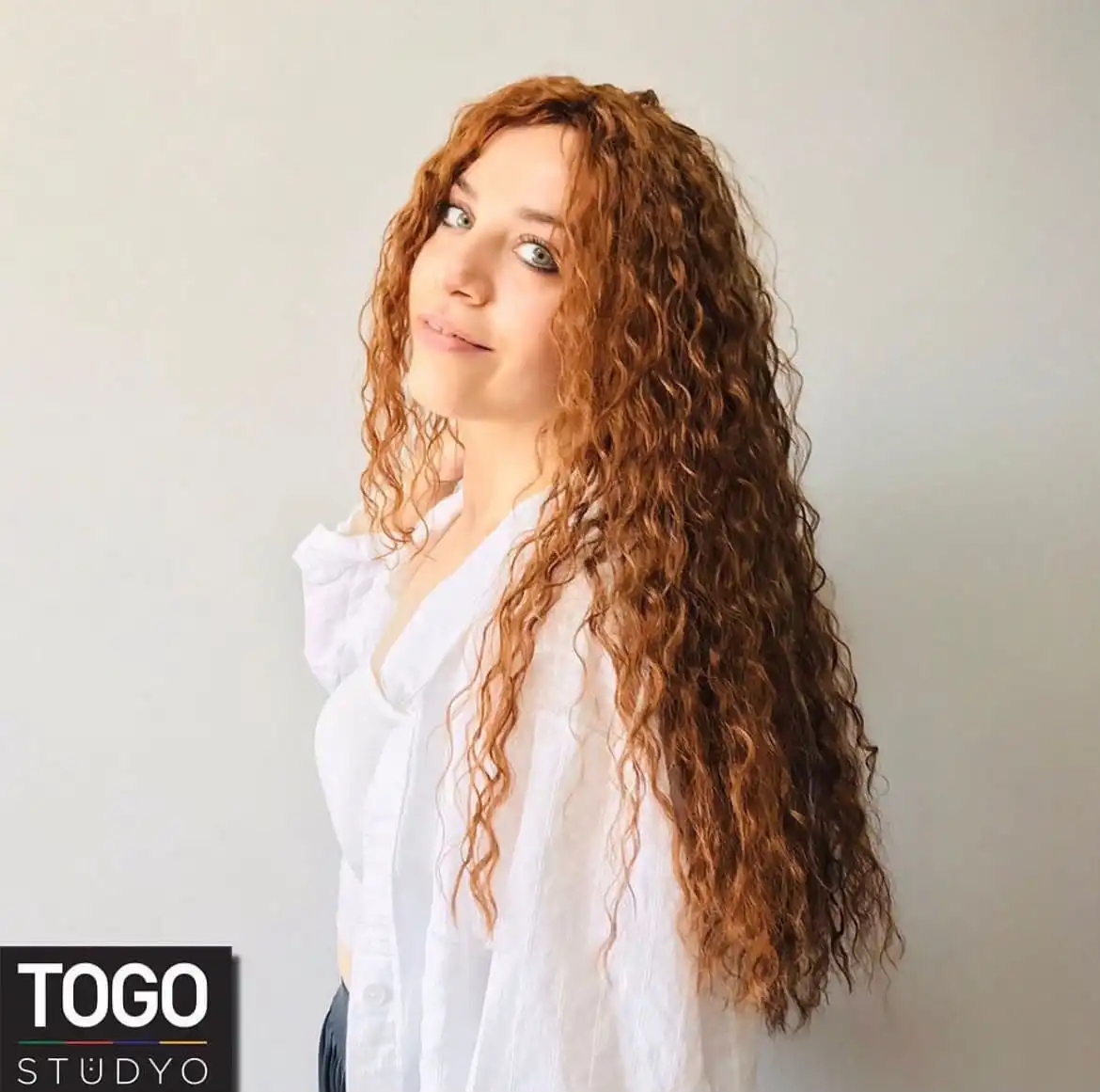 Togo Afro 2 Açık kahve Togo Afro saç modeli